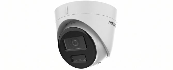 Hikvision apartman güvenlik sistemi çözümlerinde kullanılan DS-2CD1323G2-LIUF modeline ait beyaz arka plan ürün çekimi