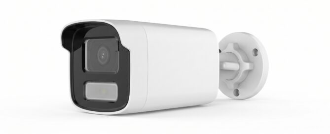 Hikvision depo güvenlik sistemi kurulumlarında tercih edilen DS-2CD1T47G2-LUF modeline ait beyaz arka plan ürün çekimi